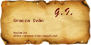 Gracza Iván névjegykártya